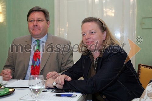 Bernhard Reif - Breitwieser in njegova žena, lastnika hotela Erzherzog Johann Hotel