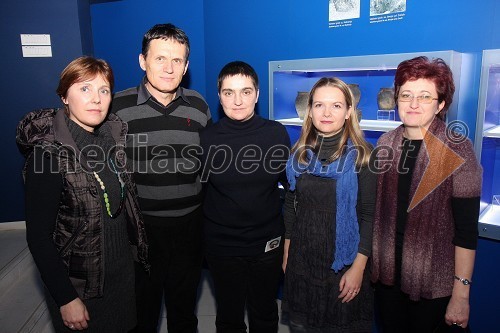 Irena Porekar Kacafura, Pokrajinski muzej Maribor, Andrej Topolovec, fotograf, Vesna Koprivnik, avtorica razstave, dr. Valentina Bevc Varl, Pokrajinski muzej Maribor ter Darja Homšak, lektorica
