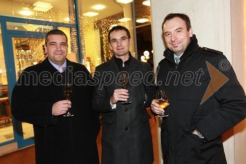 Jožko Tomšič, direktor prodaje Peugeot Slovenija d.o.o., Gregor Draksler, marketing Peugeot Slovenija d.o.o. in Andraž Hernavs, direktor poprodaje Peugeot Slovenija d.o.o.
