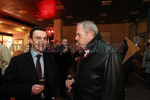 Alberic Chopelin, generalni direktor Peugeot Slovenija d.o.o. in Branko Laginja, Radio Koper