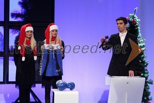 	Polona Golob, Miss Alpe Adria 2010, Tjaša Nedelko, menekenka in Bor Greiner, voditelj