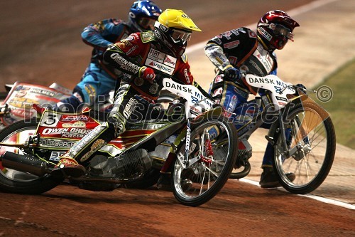 Greg Hancock (ZDA), Leigh Adams (Avstralija) in Bjarne Pedersen (Danska)
