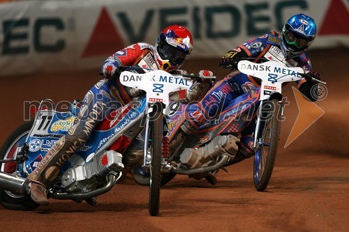 Jaroslaw Hampel (Poljska) in  Scott Nicholls (VBR)