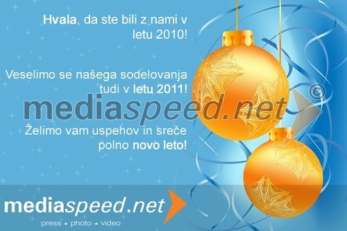 Mediaspeed.net vam želi srečno 2011!