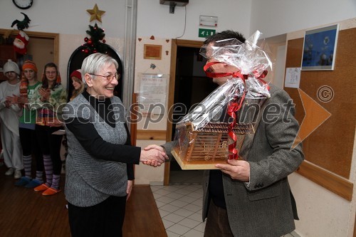 Jožica Horvat, predstavnica Zveze prijateljev mladine Slovenija in Anton Horvatič, direktor Diners Cluba Slovenije