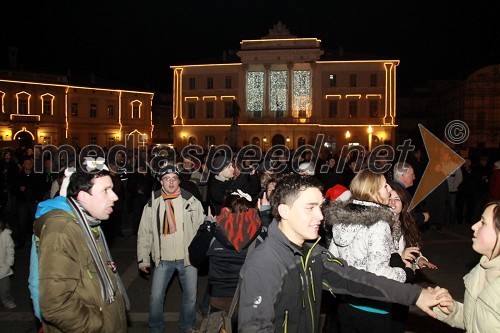 Silvestrovanja na prostem, Ljubljana, Maribor, Piran in Portorož