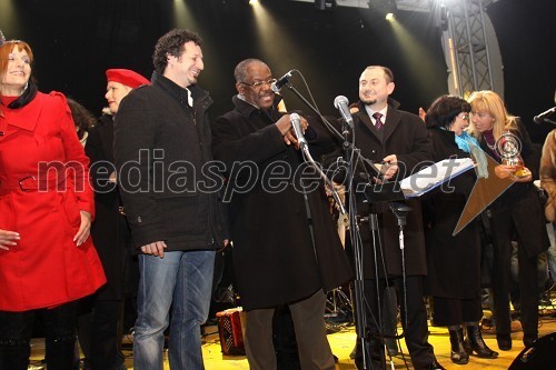 Dr. Patrick Vlačič, minister za promet in Peter Bosman, župan Mestne občine Piran