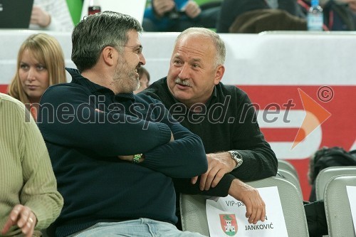 Roman Jakič, direktor Zavoda Tivoli in Drago Bandič, nekdanji direktor zavoda Tivoli