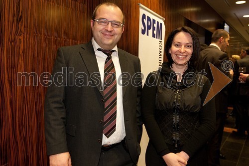 Mitja Blagajac, SPEM in Gordana Drecun Mithans, direktorica, SPEM Komunikacijska skupina