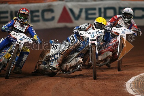 Andreas Jonsson (Švedska), Hans Andersen (Danska) in Piotr Protasiewicz (Poljska)