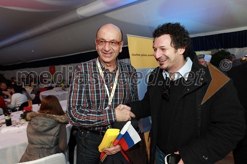 Heinz Slesak, generalni direktor Porsche Slovenija d.o.o. in dr. Patrick Vlačič, minister za promet