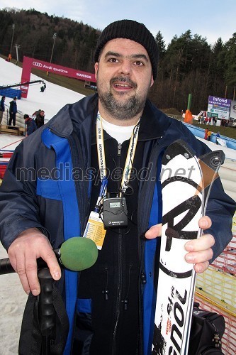 Matej Štrafela, športni novinar Radia Maribor