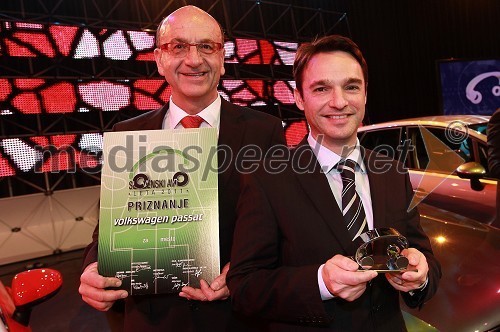 Heinz Slesak, generalni direktor Porsche Slovenija d.o.o. in Danilo Ferjančič, generalni direktor Porsche Slovenija d.o.o.