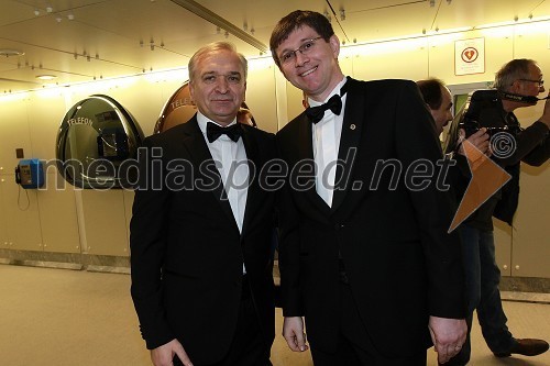 Nedeljko Dabić, podjetnik in Martin Logar, predsednik Lions kluba Ljubljana