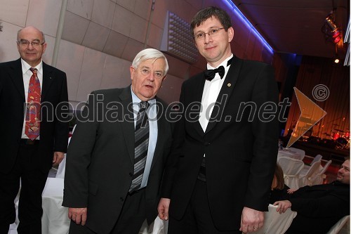 Milan Kučan, nekdanji predsednik Republike Slovenije in Martin Logar, predsednik Lions kluba Ljubljana