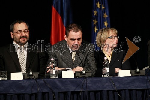 Jozsef Györkös, državni sekretar Ministrstva za visoko šolstvo, ... in ...