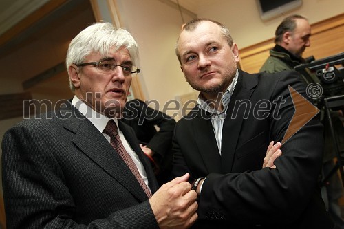 Roko Žarnič, minister za okolje in prostor in Franc Kangler, župan Mestne občine Maribor