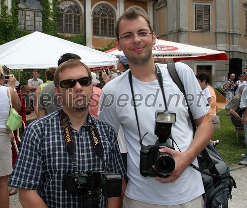 Tadej Regent, fotograf Dela in Sašo Bizjak, fotograf Večera