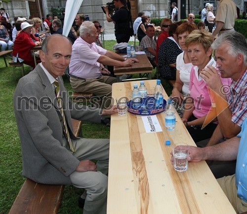 Janez Drnovšek, predsednik Republike Slovenije in Irena Majcen, županja Slovenske Bistrice