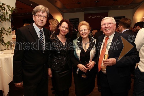 Jan Ciglenečki, direktor predstavništva Slovenske turistične agencije v Avstriji, Metka Erjavec Granov, direktorica regionalne prodaje Sava Turizem - TMC d.o.o., Violeta in Paul Blaguss, lastnika podjetja Blaguss