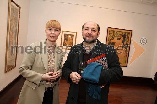 Tanja Šimonka, direktorica Zavoda za kulturo in promocijo Lendava in dr. Janez Balažic, Pedagoška fakulteta UM