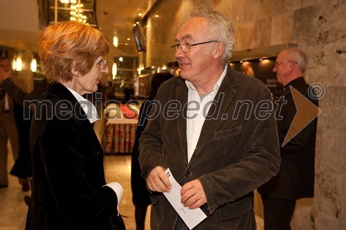 Mojca Kreft, teatrologinja  in Aleš Berger, prevajalec