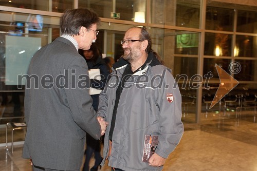 Jožko Čuk, direktor SNG Nova Gorica in Tomica Dumančić, nekdanji direktor SNG Nova Gorica

