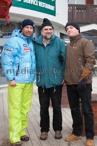 Primož Kapus, direktor Amicus, Imbre Jerebic, tajnik Karitas in Igor Žula, Rotary club Kranj