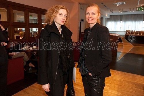 Hermina Kovačič, novinarka in Andreja Medvedič, lastnica in direktorica Sense Wellness Cluba