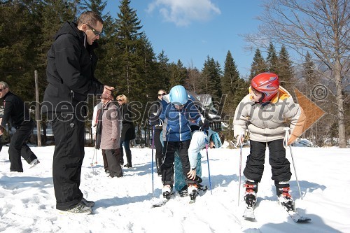 Jure Košir, nekdanji smučar in otroci