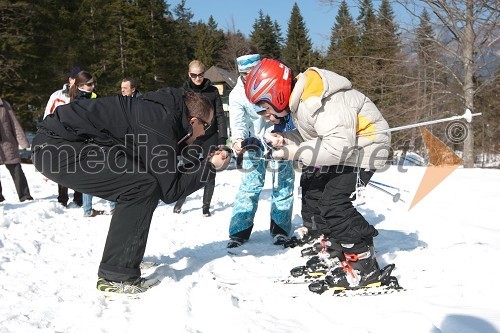 Jure Košir, nekdanji smučar in otroci