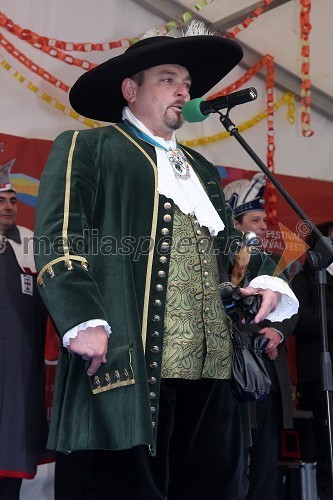 Baron Janez Golc, plemeniti Jakob Breuner Markovski, princ karnevala 2011