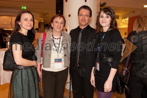 Nada Savkovič, 	Sabrina Povšič Štimec, odnosi z javnostjo RTV SLO, Andrej Hofer, urednik in vodja projekta Ema 2011 in Maruša Kobal