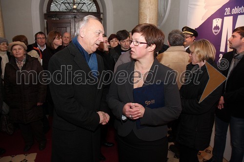 Janez Ujčič, podžupan Mestne občine Maribor in dr. Aleksandra Berberih Slana, direktorica Muzeja narodne osvoboditve Maribor