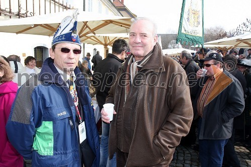 Branko Brumen, vodja Kurentovanja 2011 in dr. Jože Jagodnik