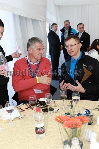 Marko Voljč, nekdanji predsednik uprave NLB in dr. Igor Lukšič, minister za šolstvo in šport