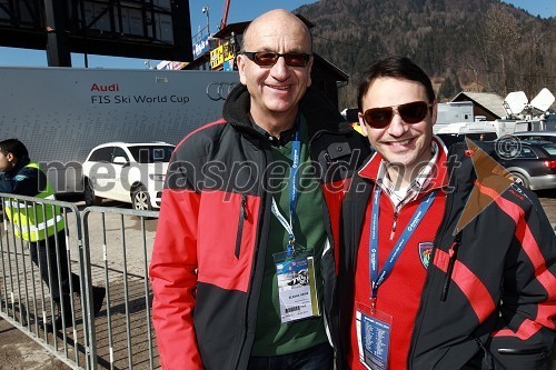 Heinz Slesak, generalni direktor Porsche Slovenija d.o.o. in Danilo Ferjančič, generalni direktor Porsche Slovenija d.o.o.