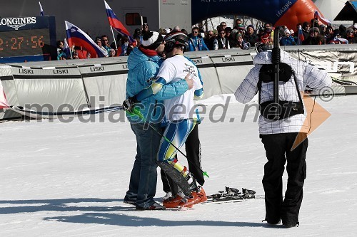 Aleš Gorza, Mitja Dragšič in Bernard Vajdič, smučarji