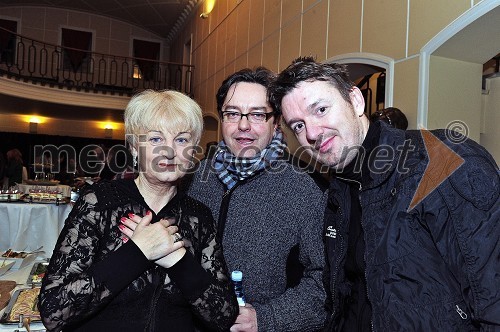 Anica Kumer, članica strokovne žirije, Renato Jenček, igralec in Diego de Brea, Žlahtni režiser 2011