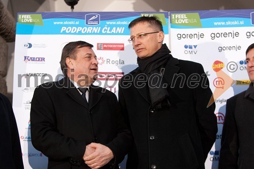 Zoran Jankovič, župan Mestne občine Ljubljana ter dr. Igor Lukšič, minister za šolstvo in šport