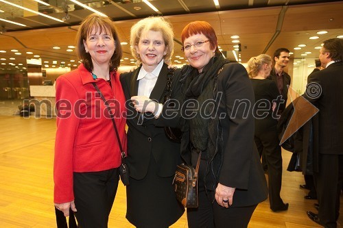 Katja Cerjak, Jasmin Petan Malahovsky, hčerka Žarka Petana in predsednica Društva slovensko-škotskega prijateljstva in Liča Bežek