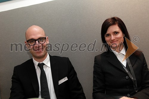 Miha Ažman, direktor BMW Group Slovenija in Gordana Kisilak, vodja službe za odnose z javnostmi, BMW Slovenija

