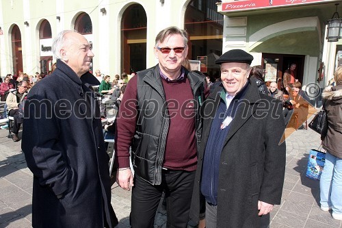 Janez Ujčič, podžupan Mestne občine Maribor, Branko Uvodić, urednik ter voditelj oddaje Po lepi naši ter ...