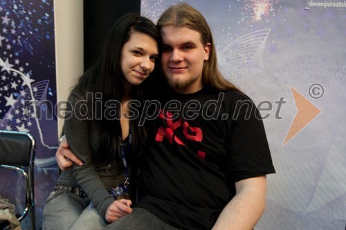 Matej Slovenc in punca Anja Petan
