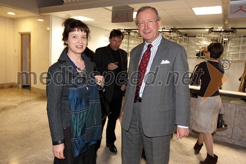 dr. Barbara Simoniti in dr. Erwin Kubesch, avstrijski veleposlanik v Sloveniji