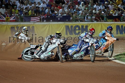 Daniele Tessari  (Italija), Lee Richardson (VBR), Tomasz Gollob (Poljska) in Greg Hancock (ZDA)