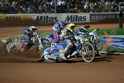 Greg Hancock (ZDA), Jason Crump (Avstralija), Matej Žagar (Slovenija) in Andreas Jonsson (Švedska)
