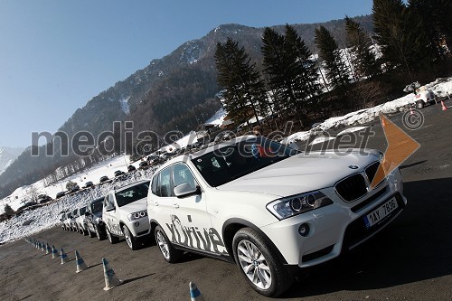 Spretnostne vaje z novim BMW X3