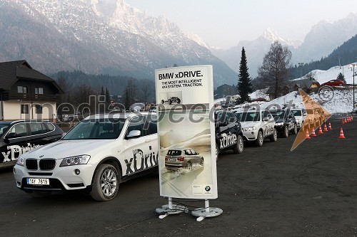 Flota vozil s štirikolesnim pogonom BMW xDrive