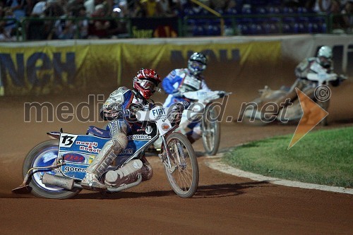 Matej Žagar (Slovenija) in Nicki Pedersen (Danska)